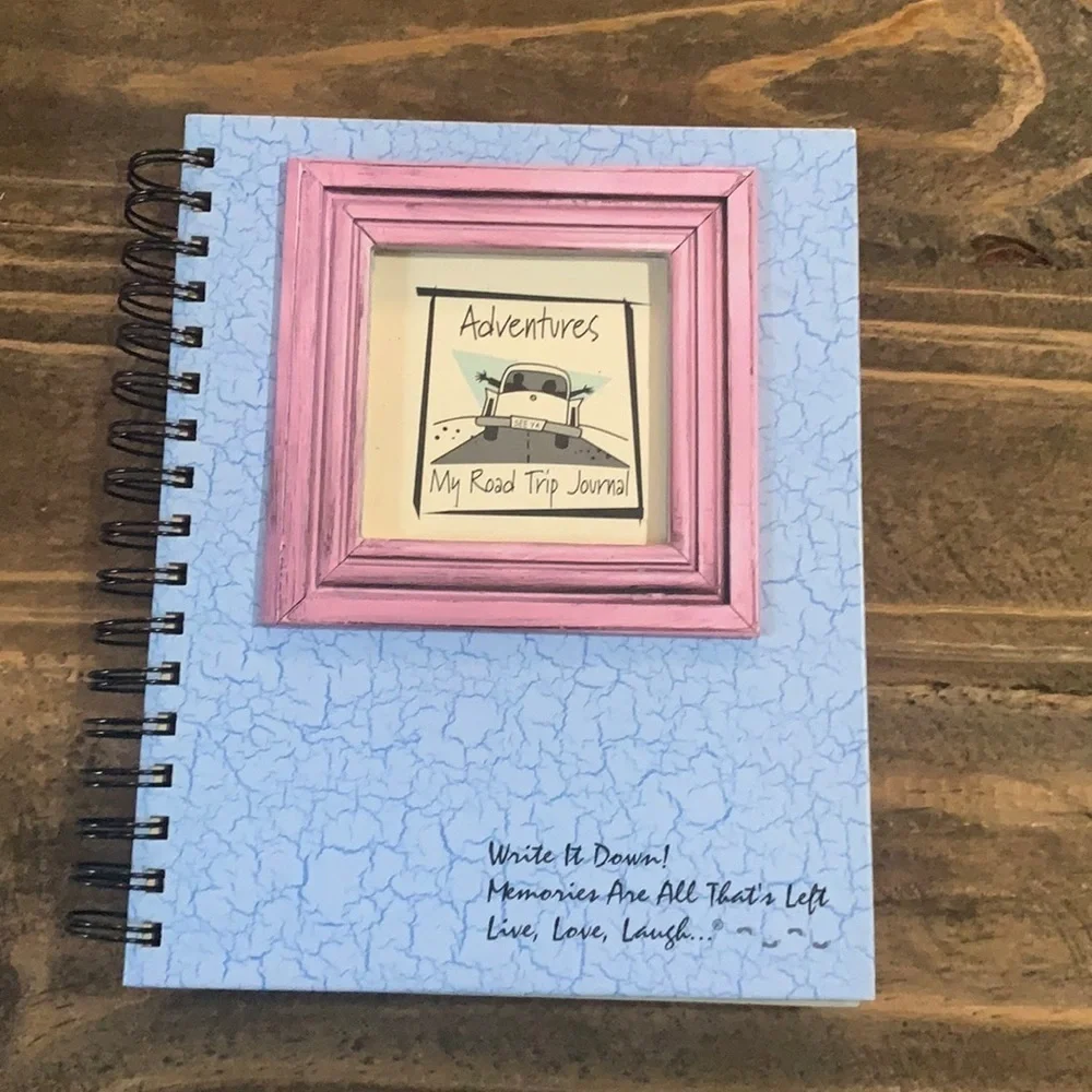 Write it down journal Adventures Road trip journal spiral-bound new w/o tags - Picture 1 of 13